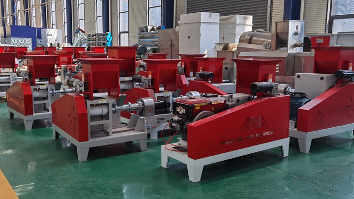 Crappie fish feed extruders motor-type in U.S.